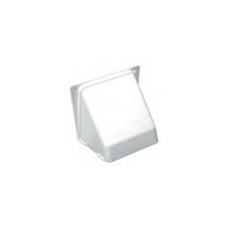 LAMBRO INDUSTRIES 3 in. White Plastic Preferred Hood Vent with Removable Screen, 12PK 1470W